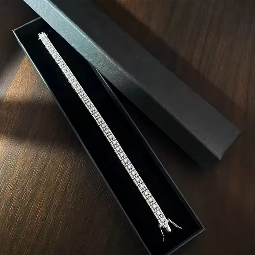 Moissanite Tennis Bracelet - Image 2