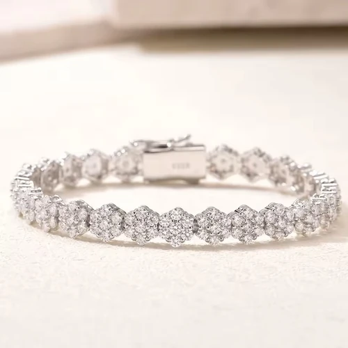 Six-Petal Tennis Bracelet - Image 5