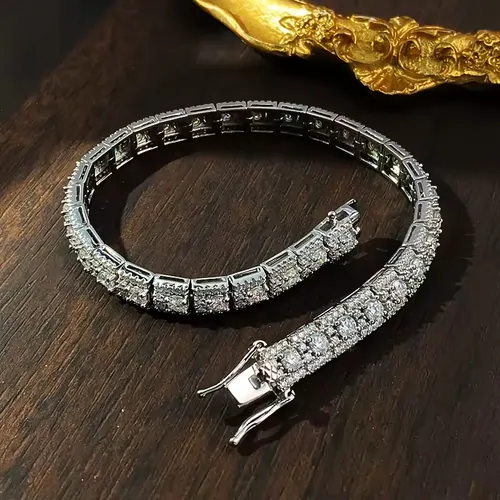 Moissanite Tennis Bracelet - Image 3