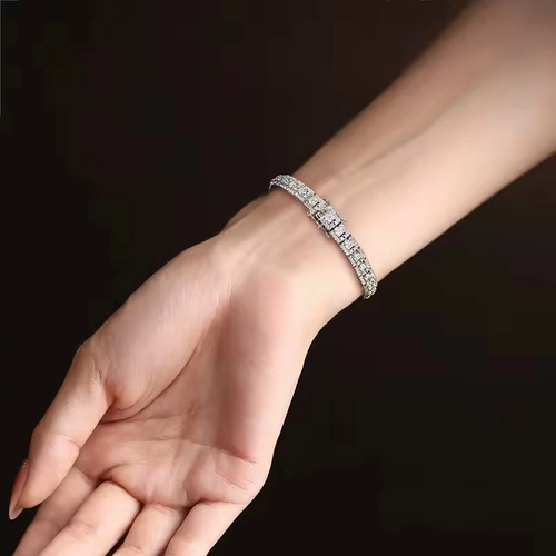 Moissanite Tennis Bracelet - Image 4